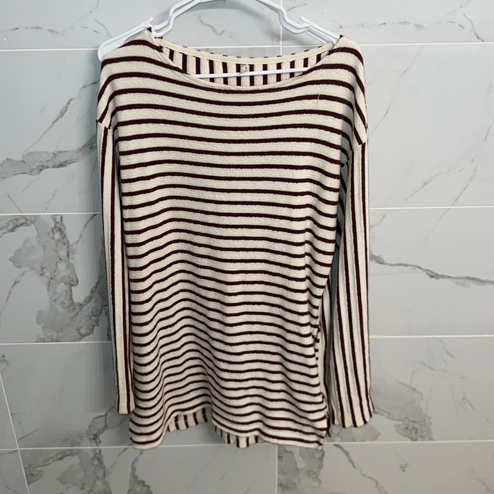 FREE PEOPLE STRIPED LONG SLEEVE